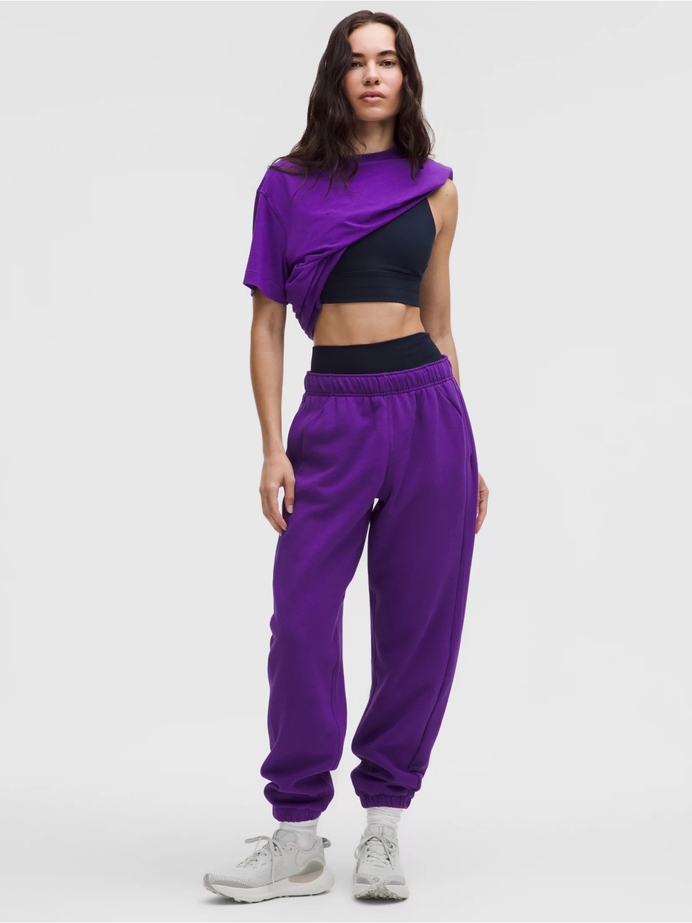 lululemon Bright Purple Jogger Sweatpants